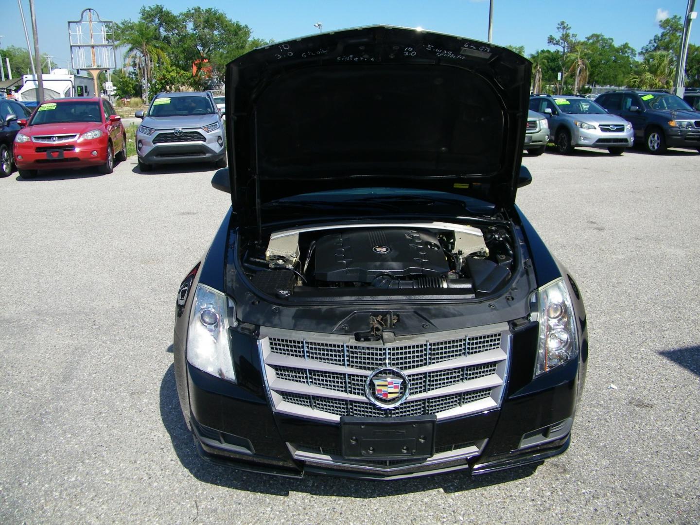 2010 Black /Black Cadillac CTS 3.0L Luxury AWD w/ Navi (1G6DH5EG7A0) with an 3.0L V6 DOHC 24V engine, 6-Speed Automatic transmission, located at 4000 Bee Ridge Road, Sarasota, FL, 34233, (941) 926-0300, 27.298664, -82.489151 - Photo#9